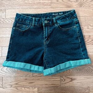 Noisy May Women's Blue Denim Shorts - size Medium - EUC